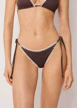 Brasiliana Lacci Costume Bicolor Embroidery