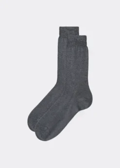 Calze Corte con Filo di Scozia Uomo