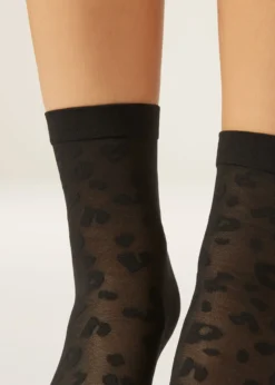 Calze Corte Velate Animalier
