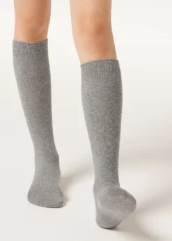 Calze Lunghe in Cotone Bambini