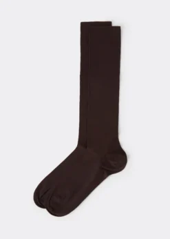 Calze Lunghe in Cotone Elasticizzato Uomo