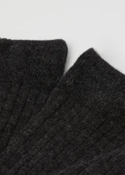 Calzini a Costine con Cashmere