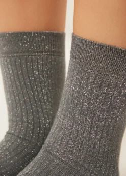Calzini a Costine Glitter