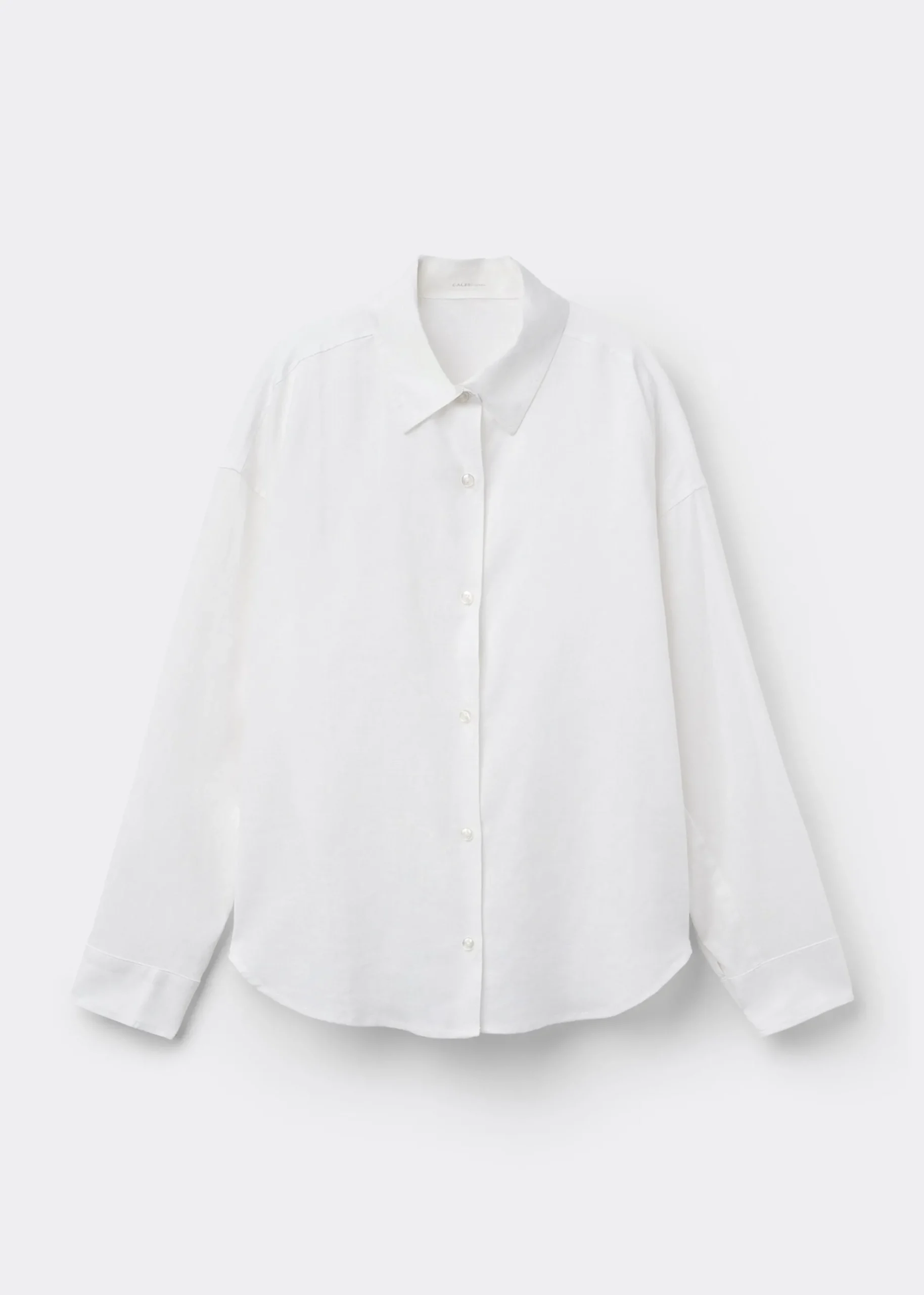 Camicia Corta Lino e Viscosa