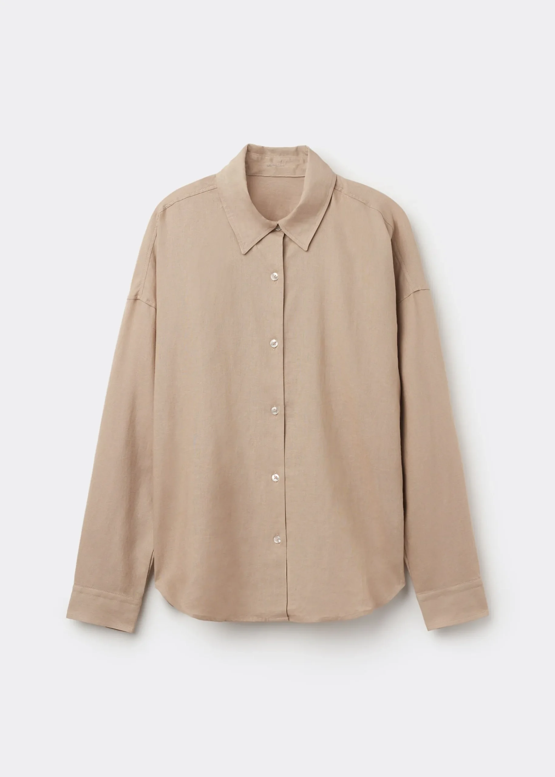 Camicia Corta Lino e Viscosa