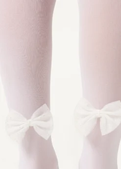 Collant da Bambina con Fiocco