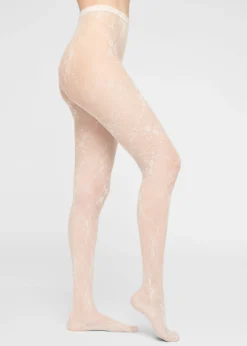 Collant Pizzo Floreale