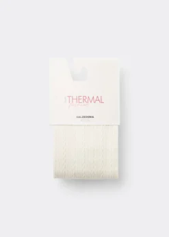 Collant Termici con Trecce Bambina
