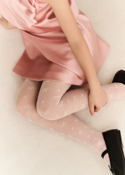 Collant Velati Fiocchi Bambina