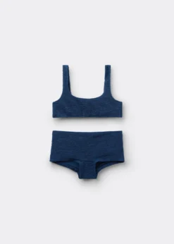 Costume Due Pezzi Bambina Crinkle Waves