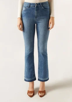 Jeans a Zampa Cropped
