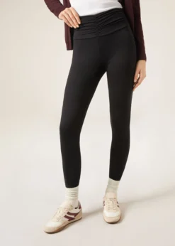 Leggings con Arriccio