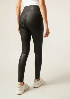 Leggings Scrunch Effetto Pelle