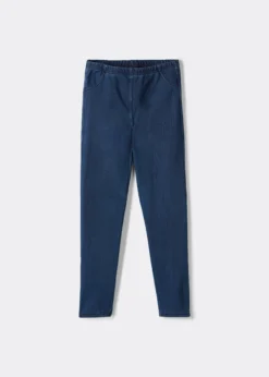 Leggings Termici Bambina in Denim
