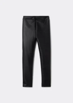 Leggings Termico Bambina Effetto Pelle