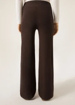 Pantaloni a Palazzo con Cashmere