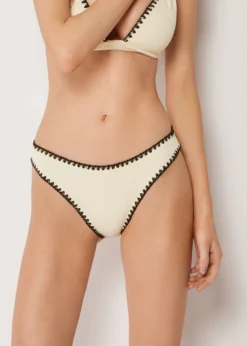 Slip Costume Bicolor Embroidery