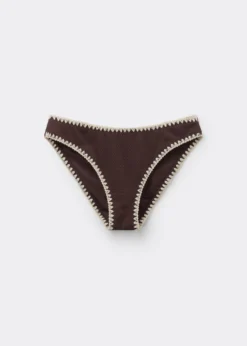 Slip Costume Bicolor Embroidery