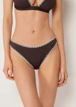 Slip Costume Bicolor Embroidery