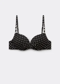 Super Push Up Costume Polka Dot Black