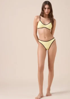 Top Canotta Costume Bicolor Piping