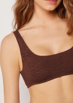 Top Canotta Costume Crinkle Waves