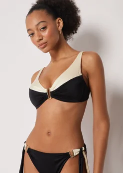 Top Canotta Costume Elegant Bicolor