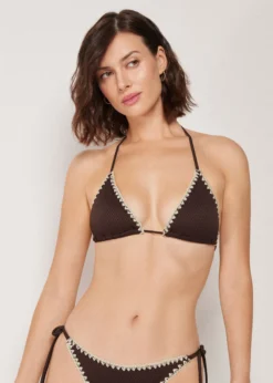 Triangolo Costume Bicolor Embroidery