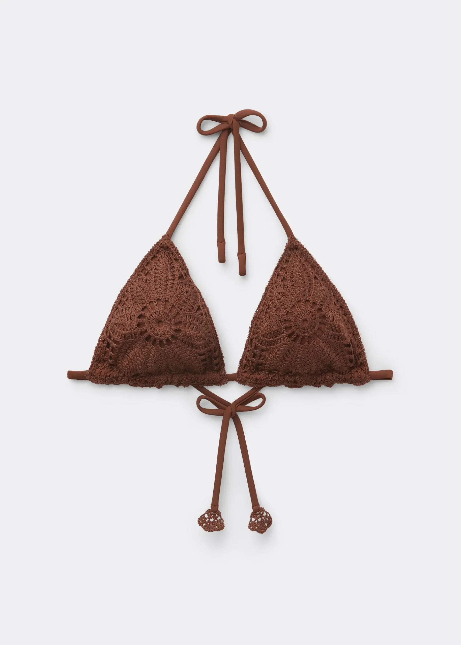 Triangolo Costume Floral Crochet