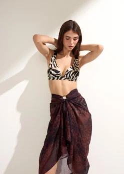 Triangolo Imbottito Costume Savannah Zebra