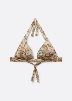 Triangolo Imbottito Costume Tropical Foliage